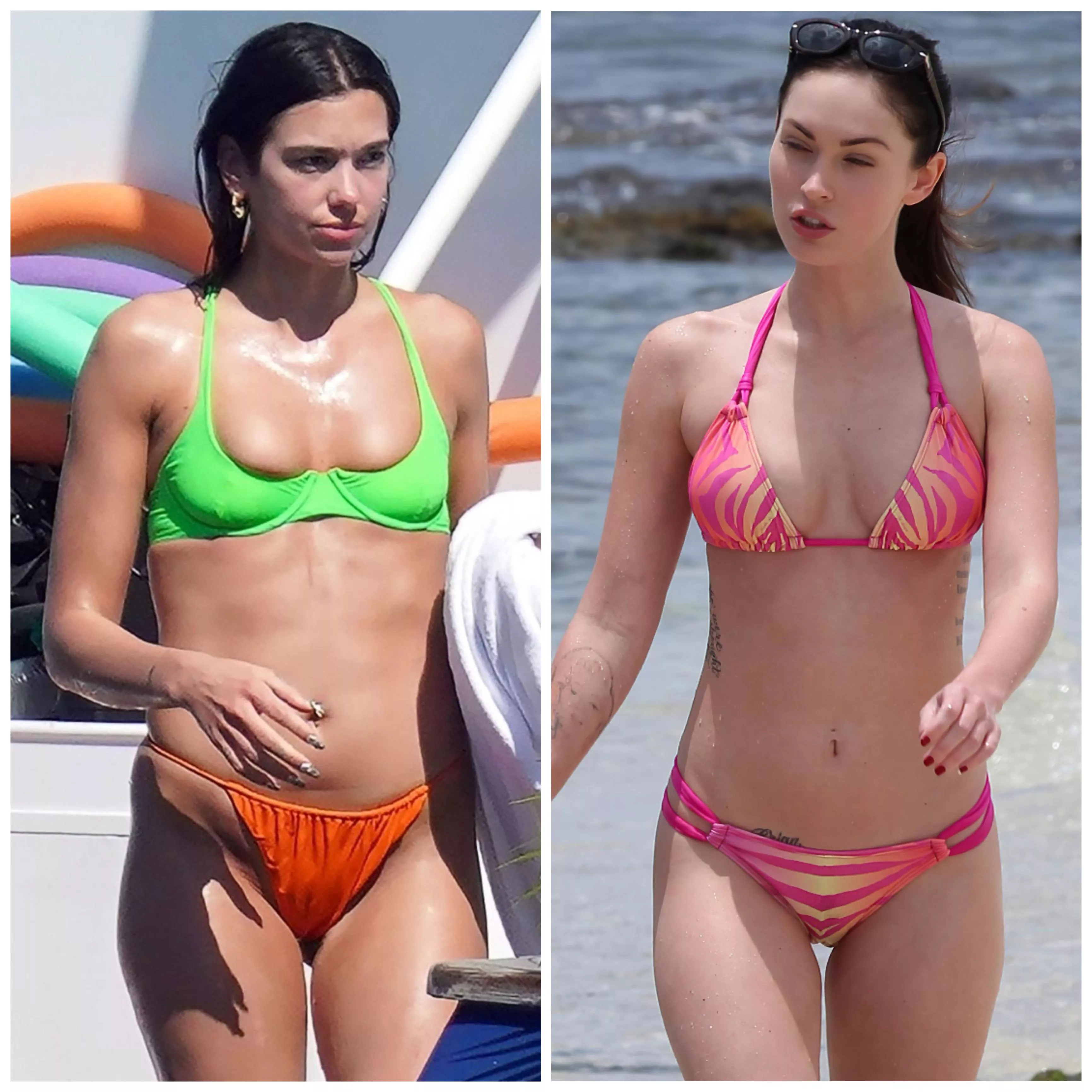 Would love to have someone help me cum to Megan Fox and Dua Lipa