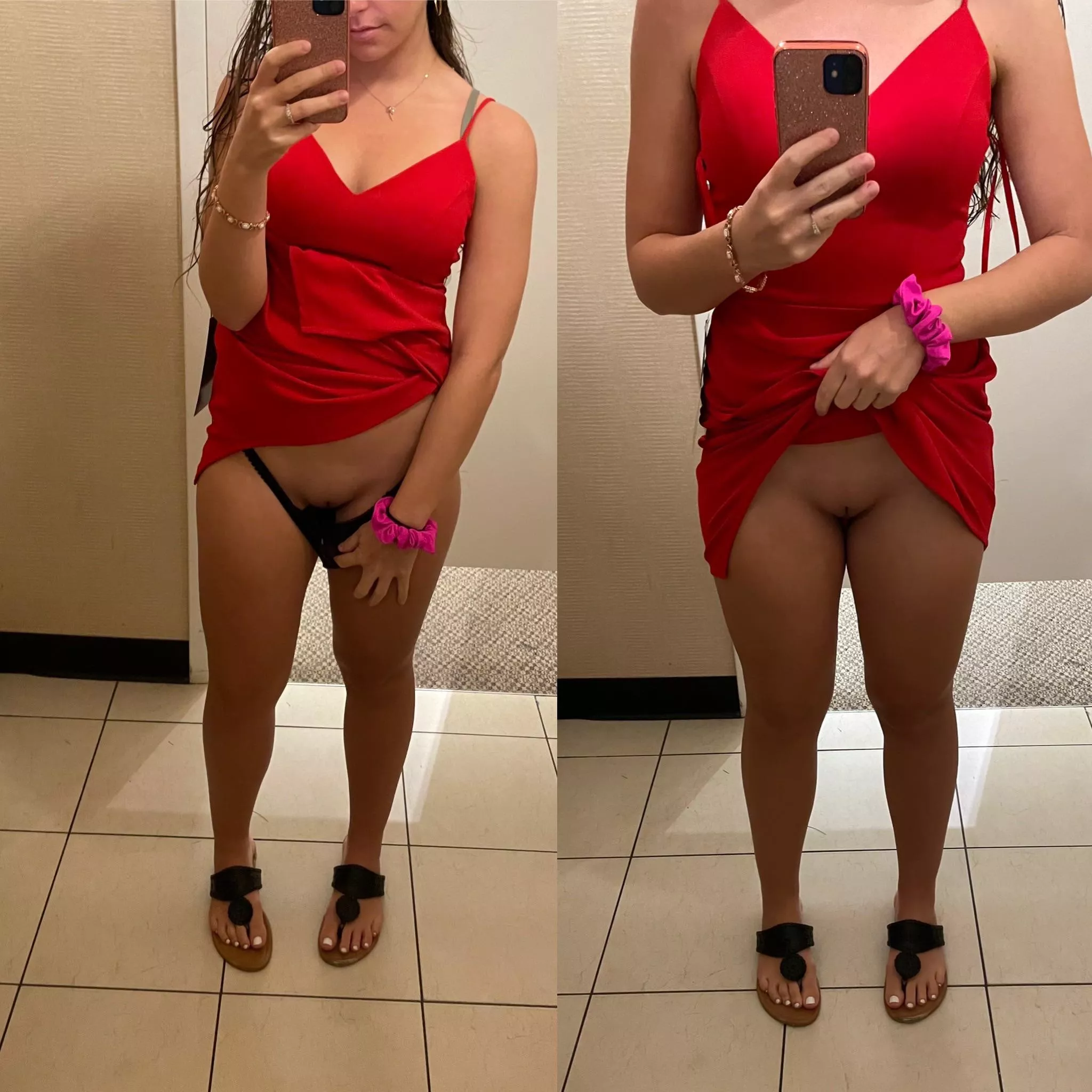 Would you cum in my panties or on my bare pussy 🤷‍♀️