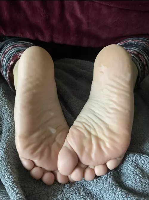 Would you cum on my wife’s feet too?!?