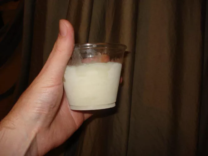 Would you ever drink a cup full of warm fresh cum? I think I would love to personally!