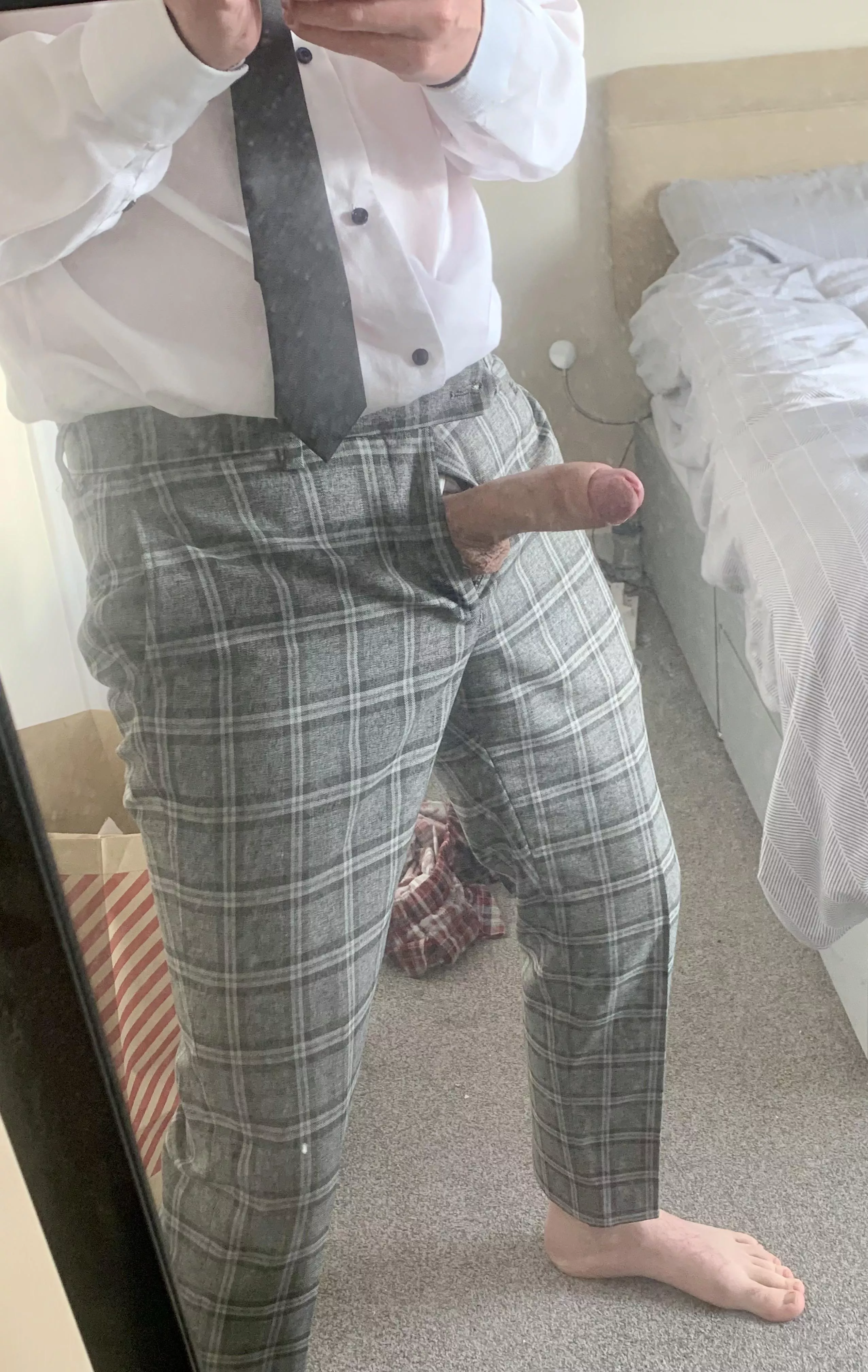 Would you get on your knees?