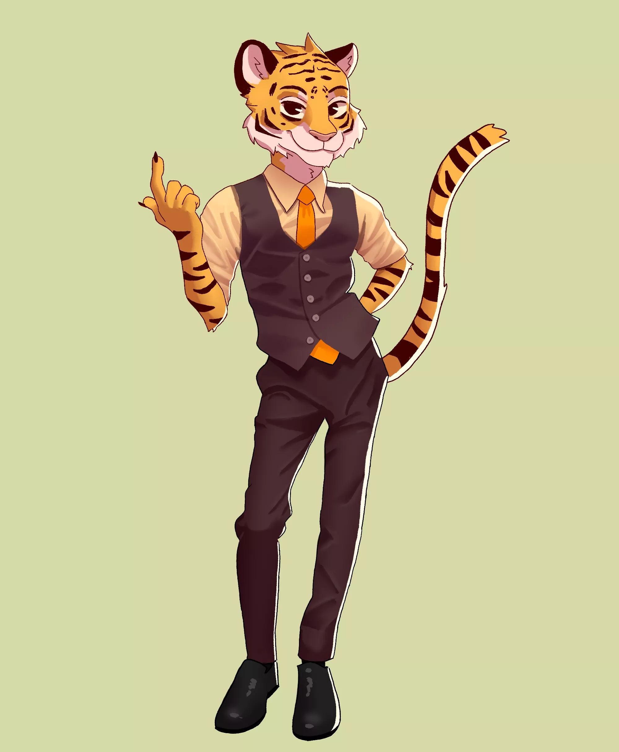 Would you hang out with this gentleman? (commissions open! more details on the comments!)