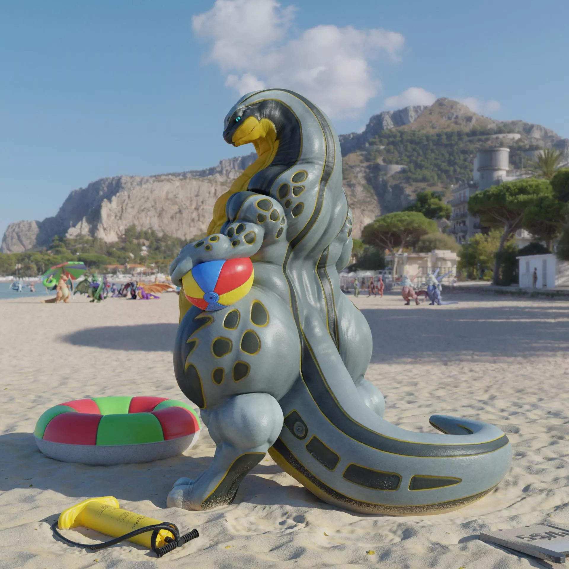 Would you hug it? (art by me)