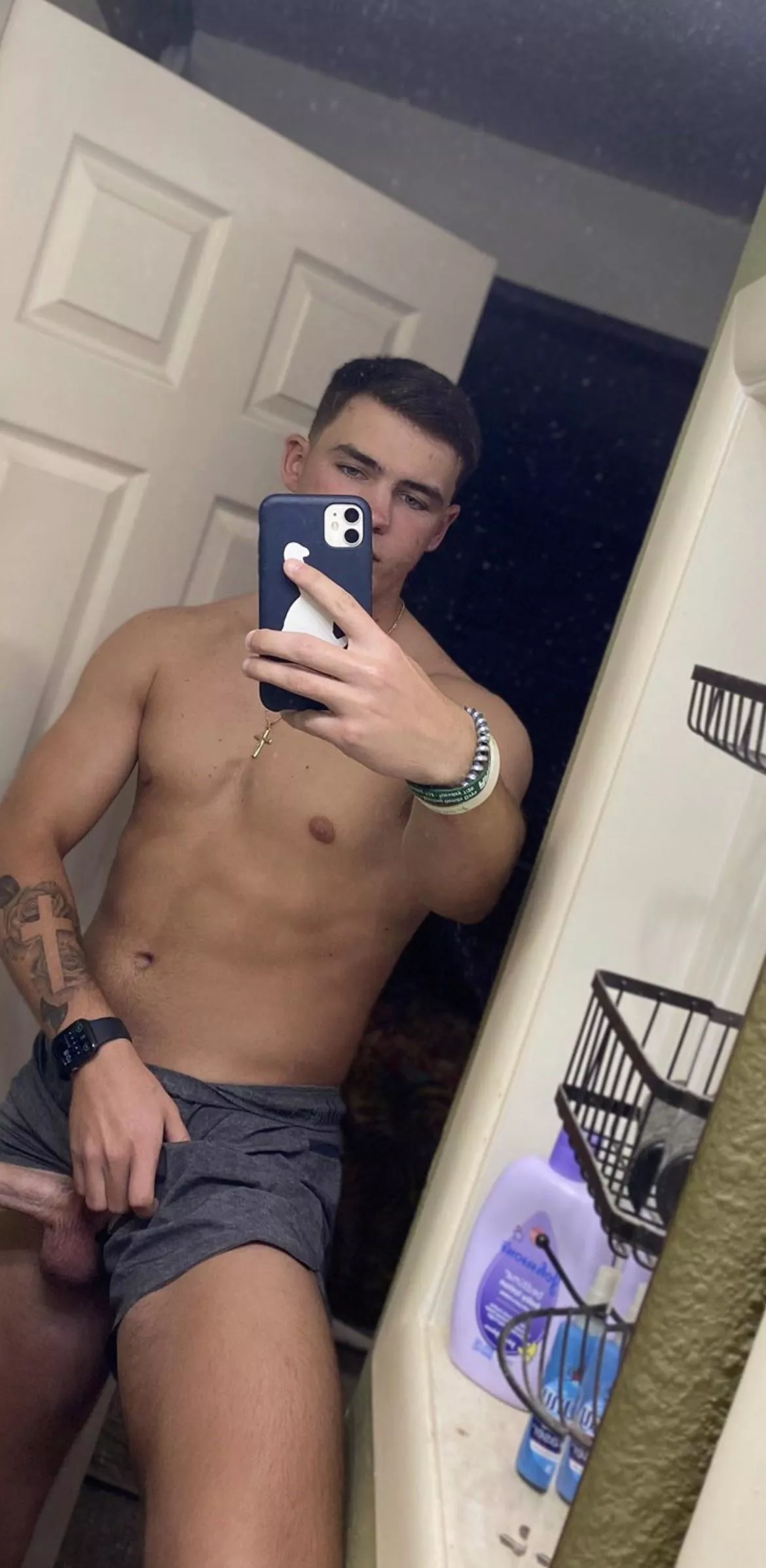 Would you let this big dick baseball jock pound your tight hole?