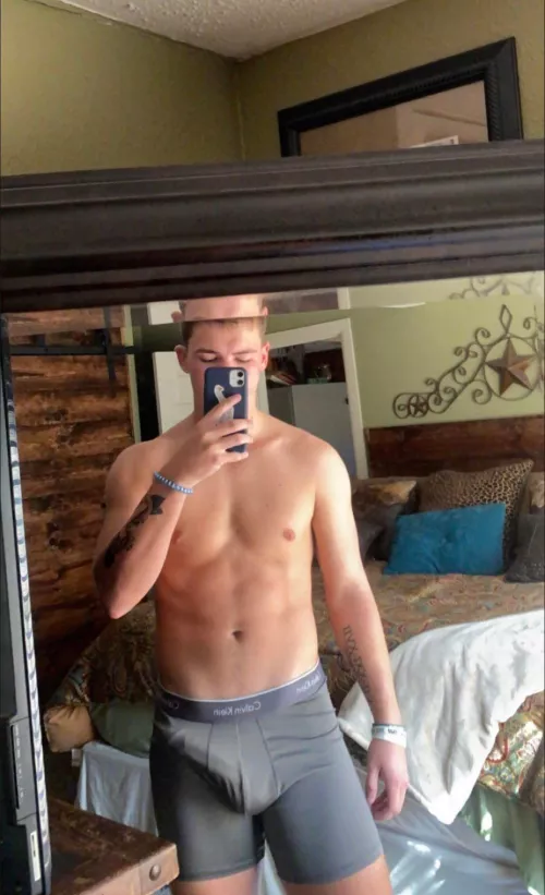 Would you let this big dick jock pound your tight ass?