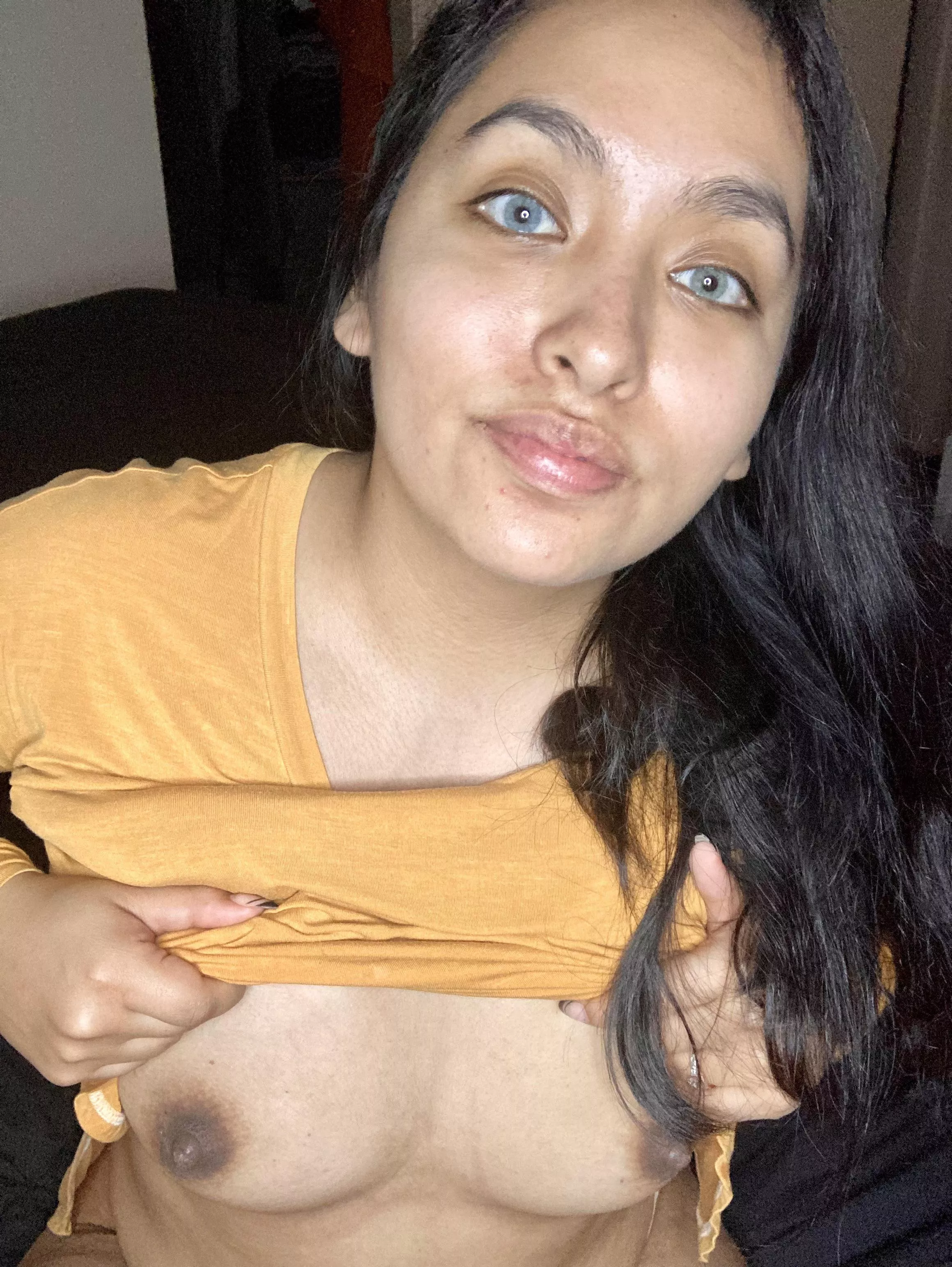 Would you lick 👅 me, eat me or spank me?