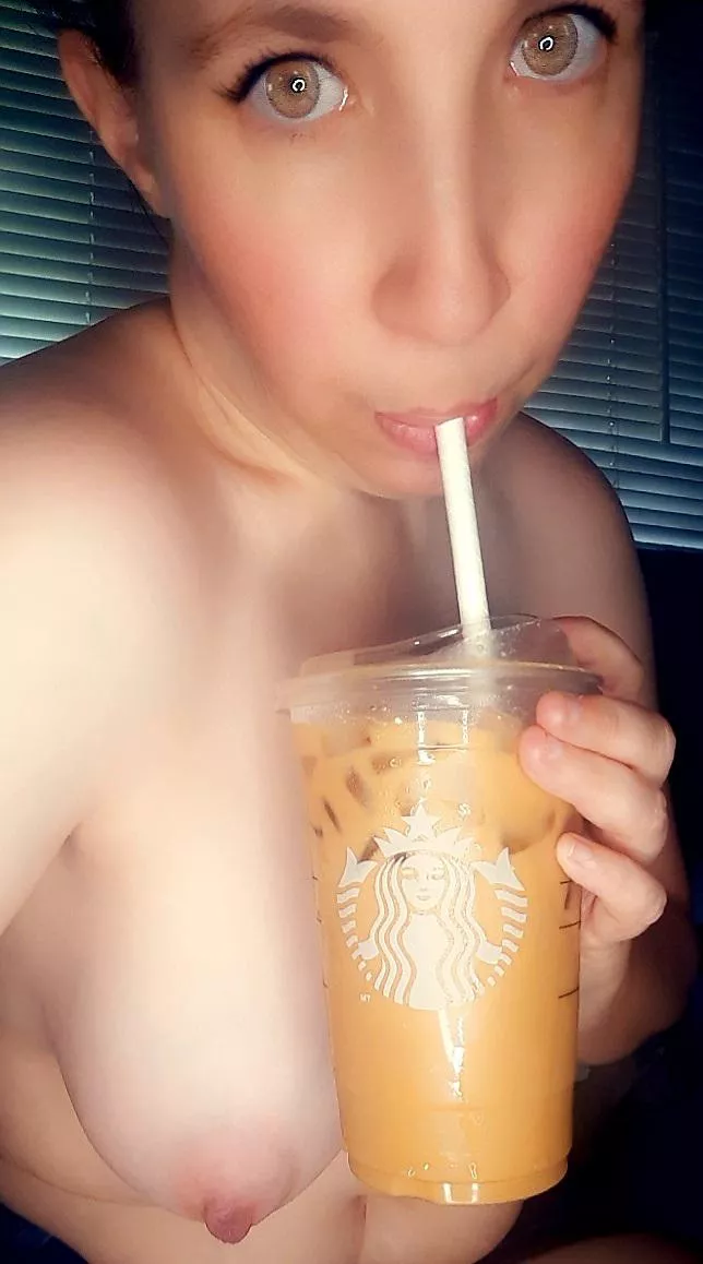 Would you like a side of titty with your coffee? 😈😉