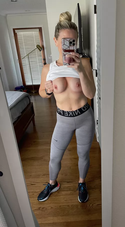 Would you look twice if you saw me running in the neighborhood? [F]