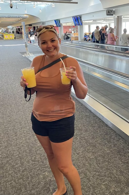 Would you notice my hard nips in the airport? I crave attention!