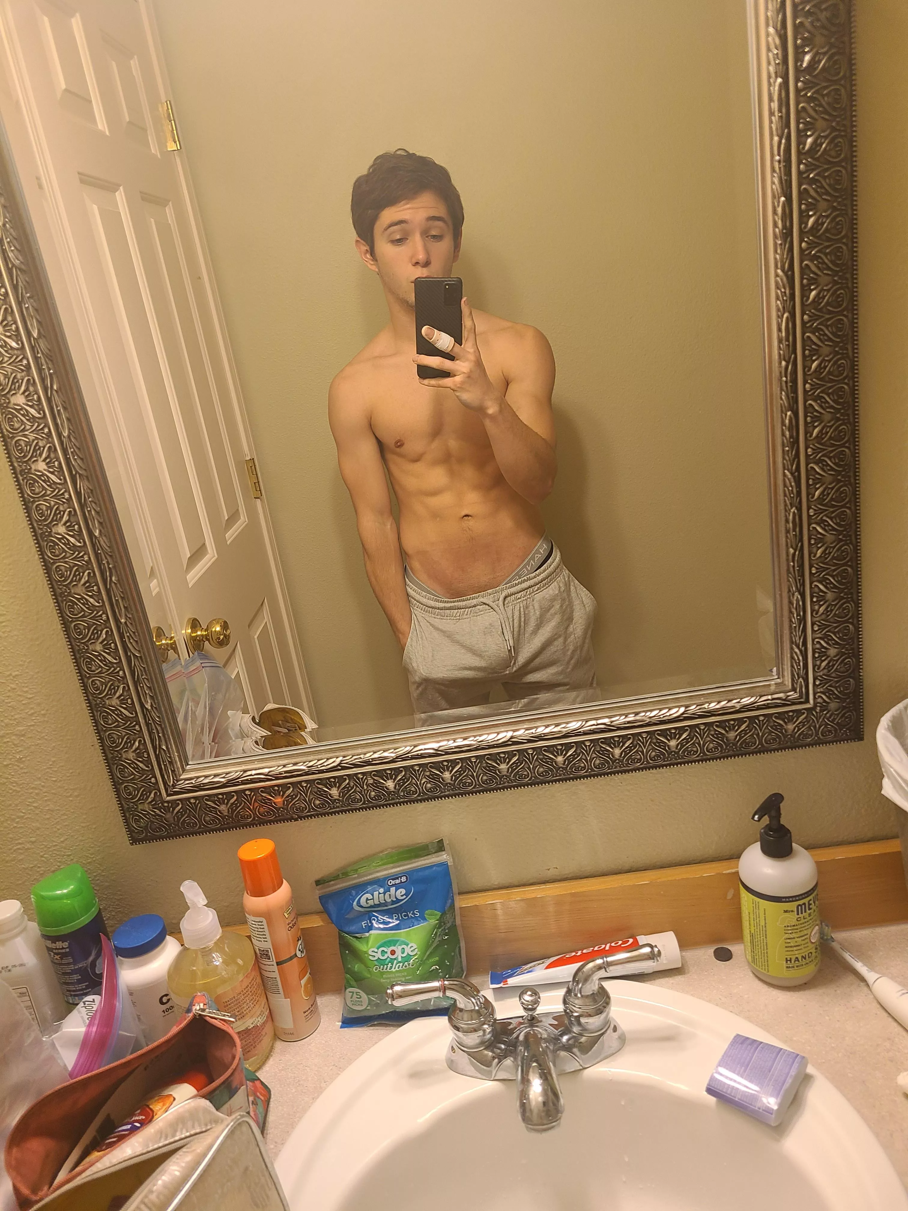 Would you pull these down for me? 🥰