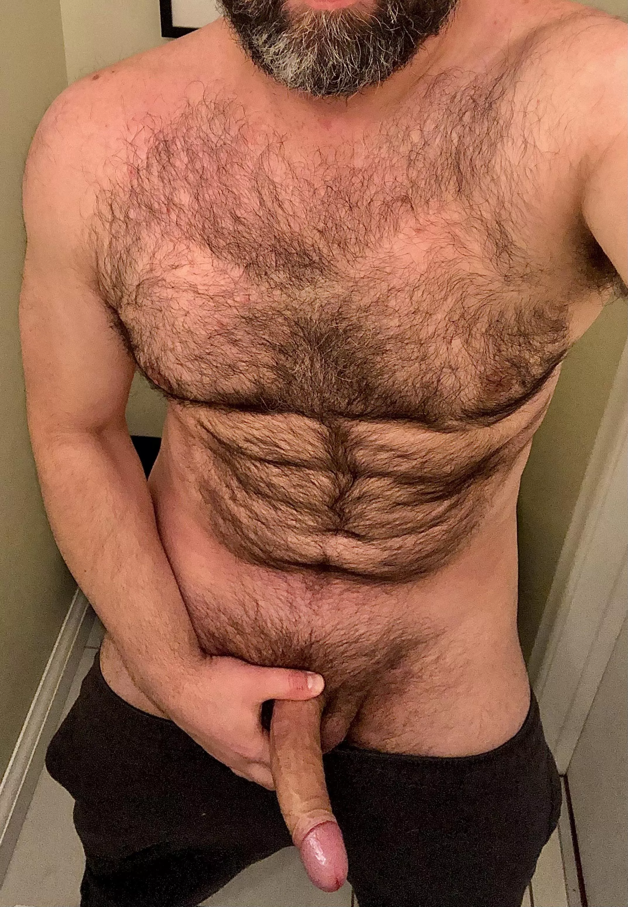 Would you rather have a mouthful of chest hair? Or a mouthful of cock?