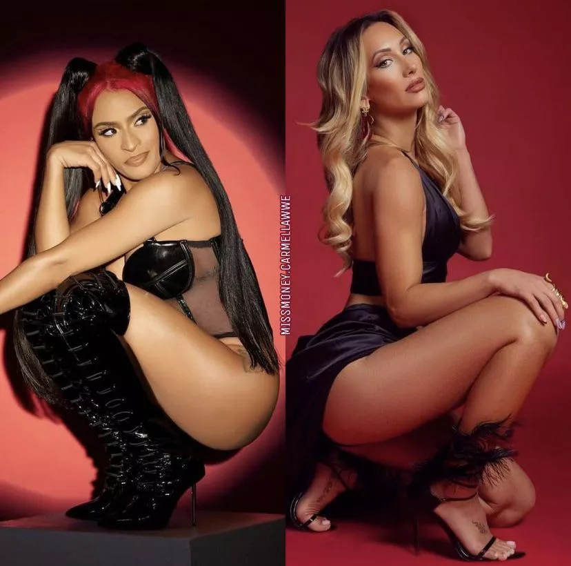 Would you rather make a porno with Zelina Vega or make a porno with Carmella and why