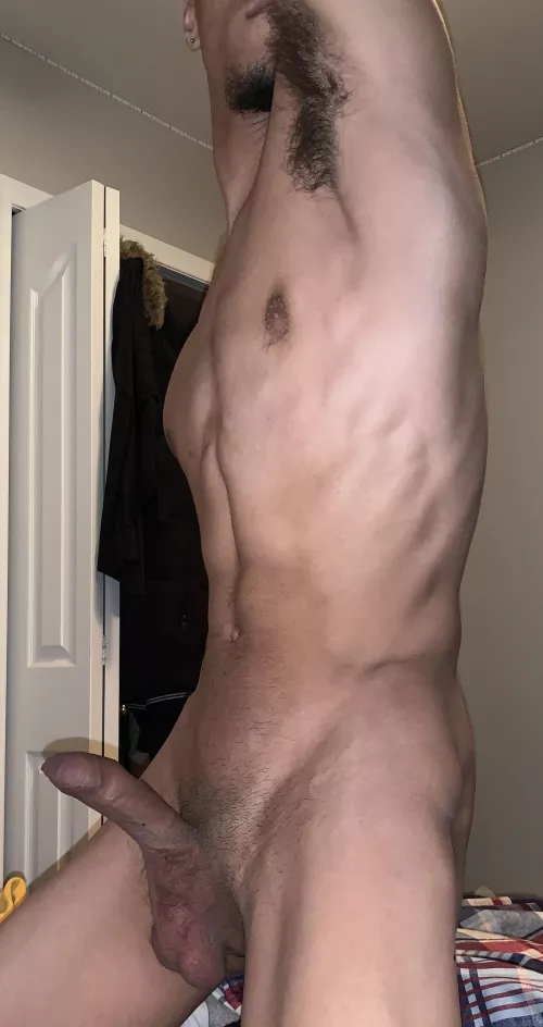 Would you rather stare at my dick or armpits?