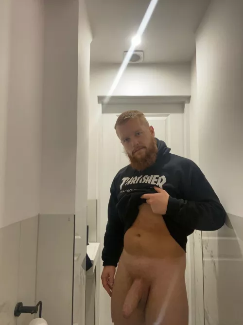 Would you secretly suck me off in this bathroom stall?