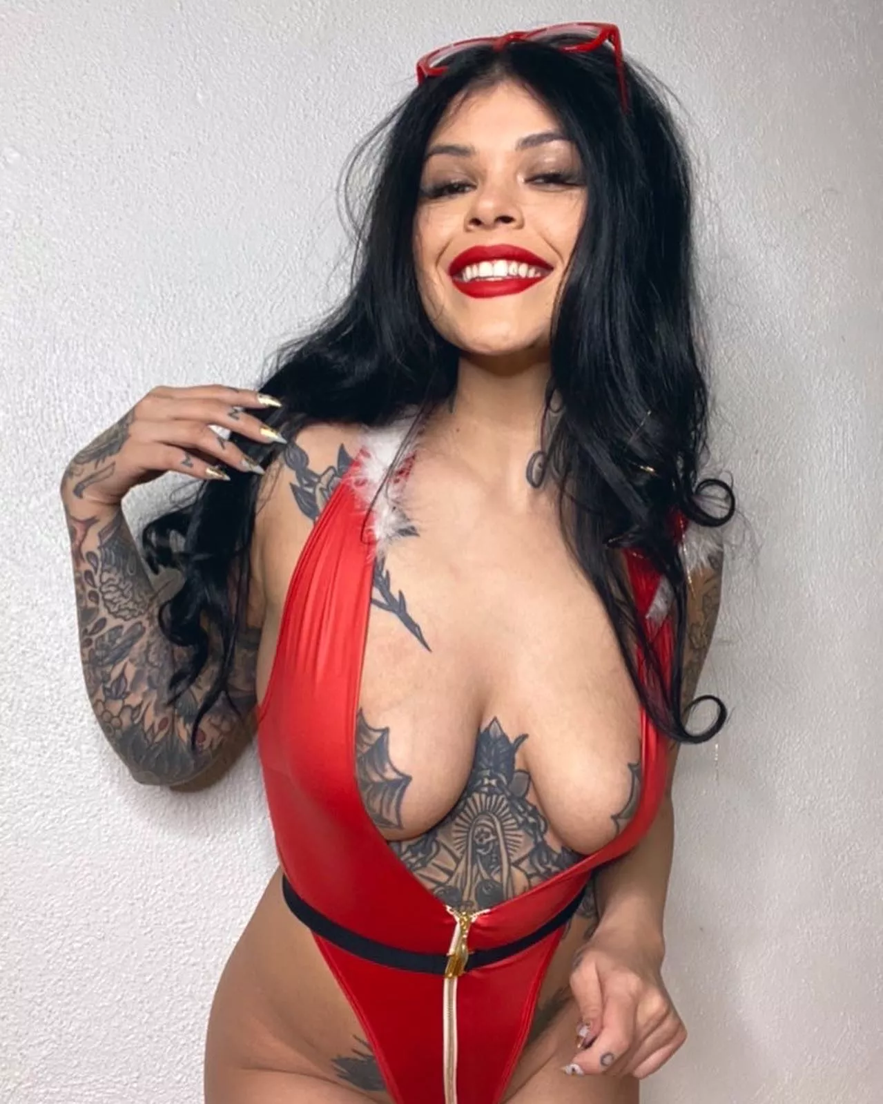 would you sit on this santas lap???