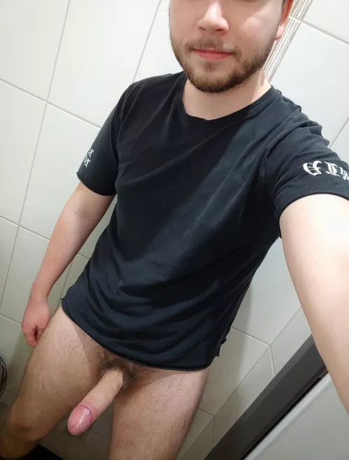 Would you suck a shy 22yo boy in the bathroom?