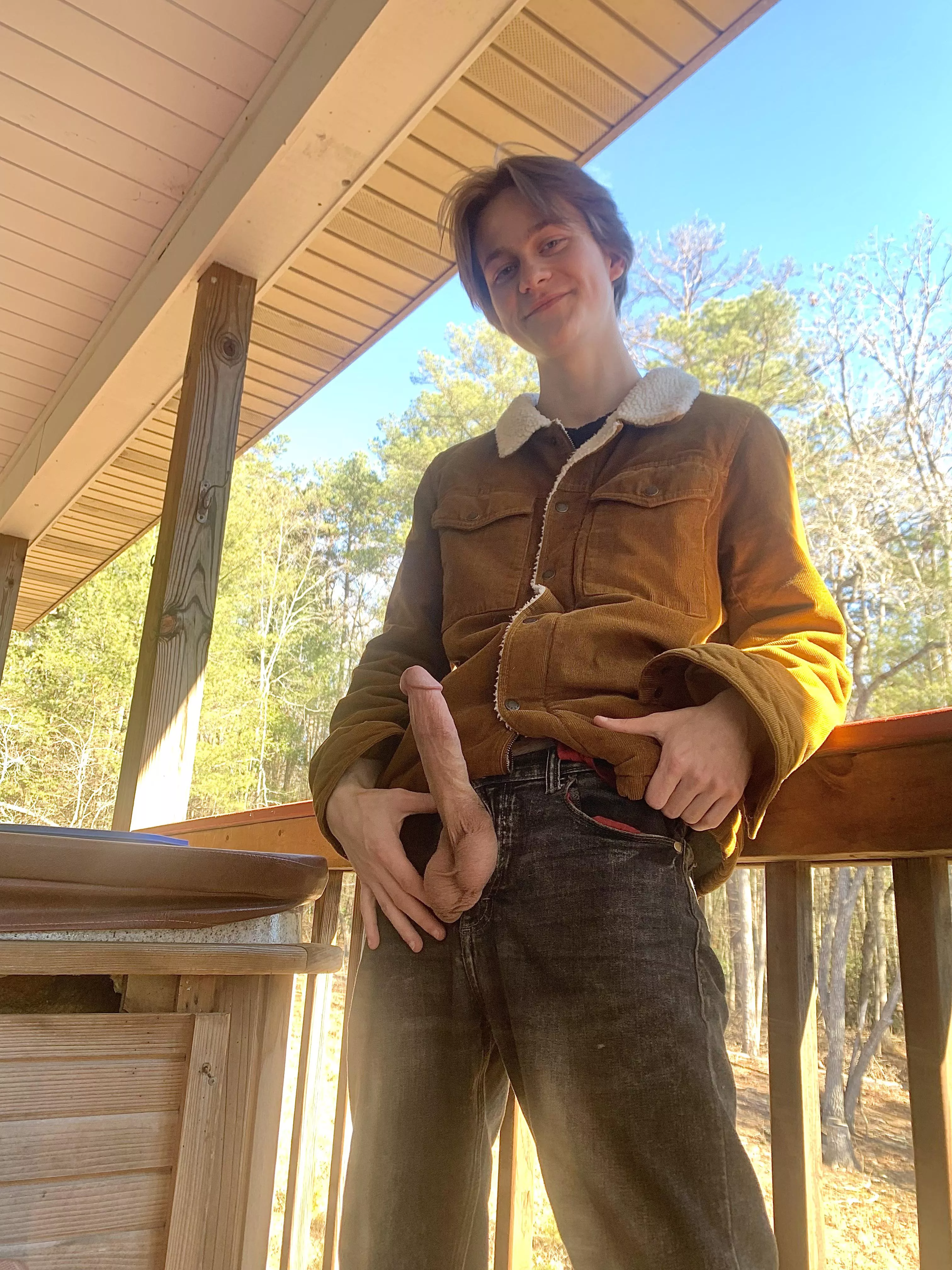 Would you suck my cock in the sunlight?