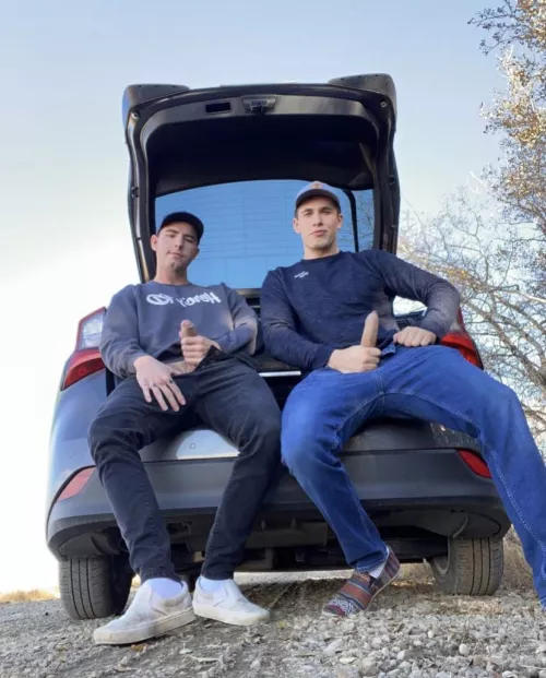 Would you suck our cocks on the side of the road?