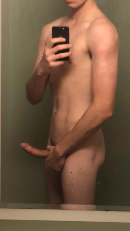 Would you swallow my curved cock?