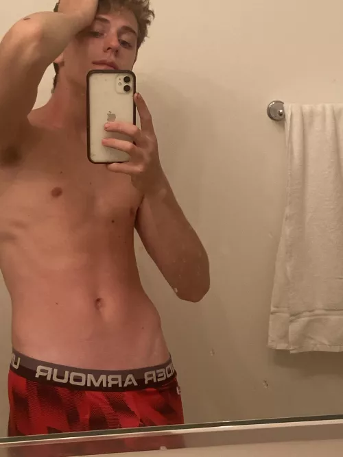 Would you take them off to get to me or just pull my cock through?