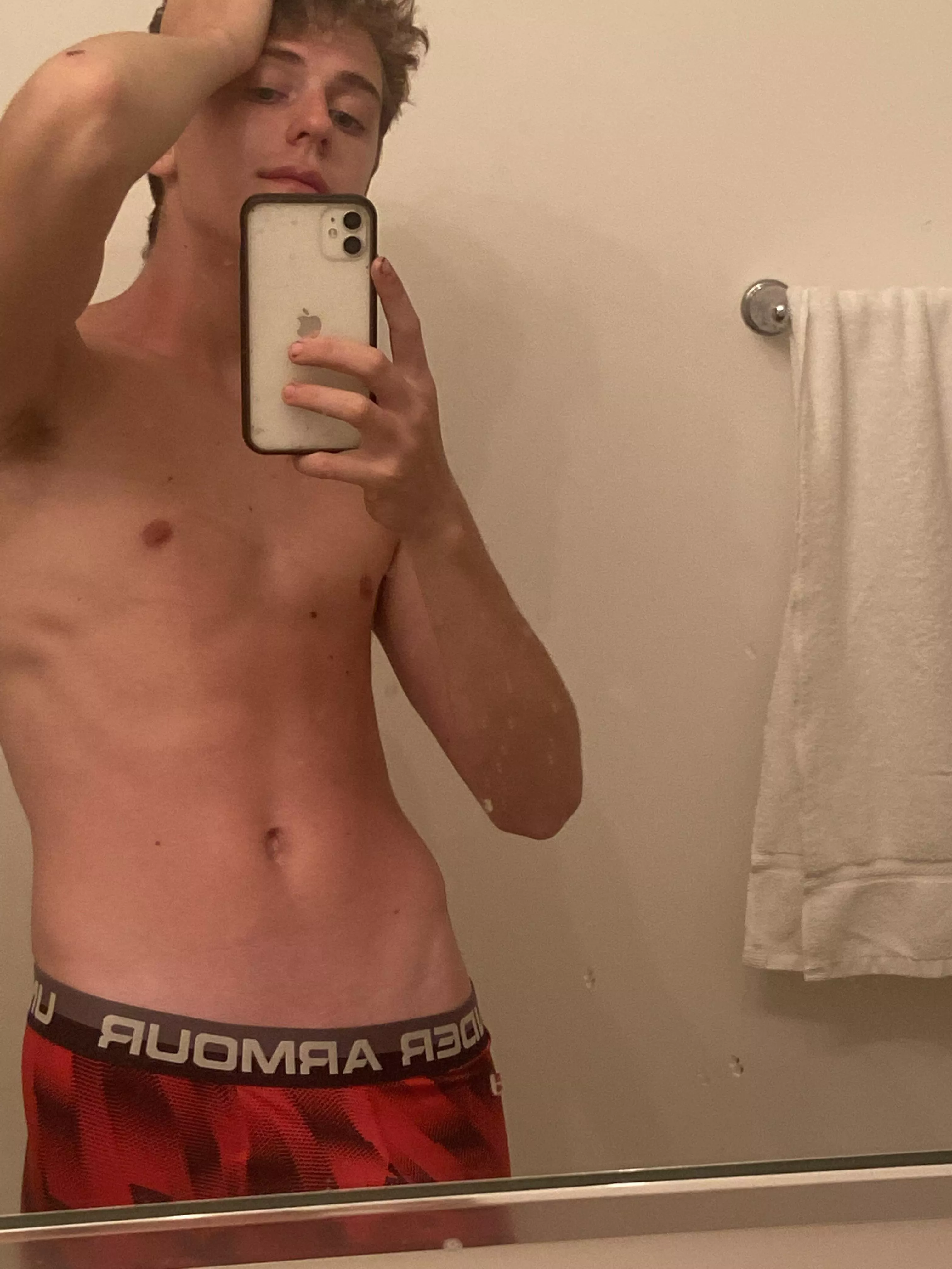 Would you take them off to get to me or just pull my cock through? Would you take them off to get to me or just pull my cock through?