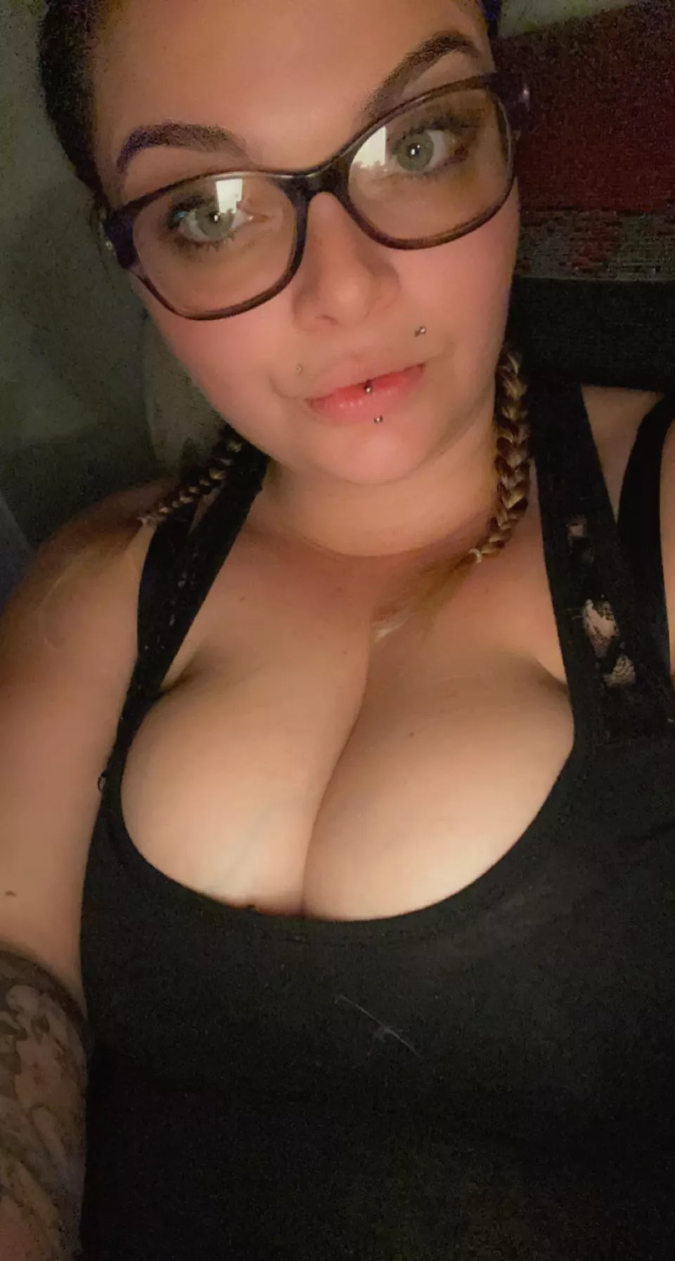 Would you think I was a hot librarian with these glasses and that busty chest? Would you think I was a hot librarian with these glasses and that busty chest?