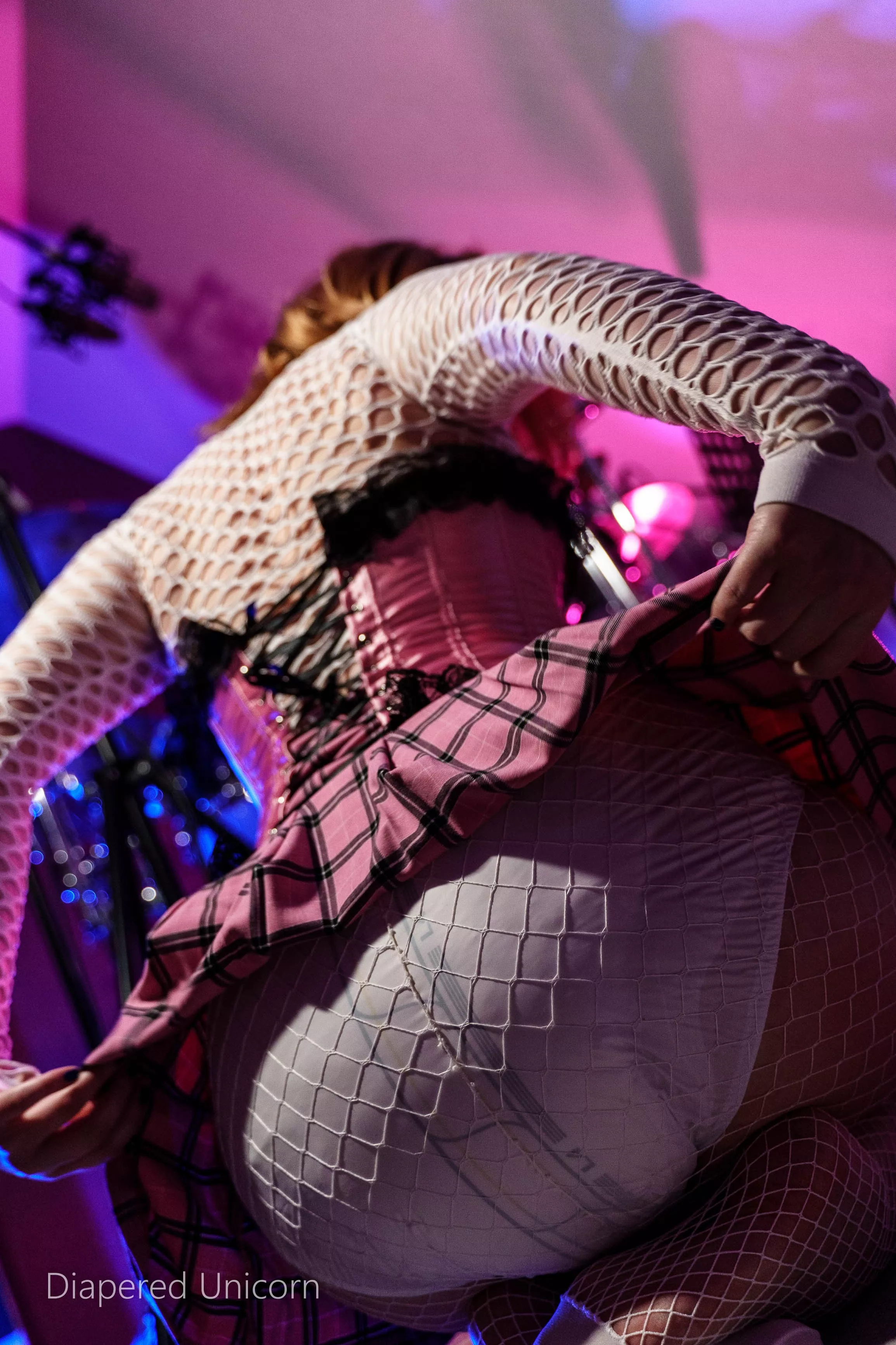 Wrap your girl in fishnets (and plastic pants) on top of her diaper ❤ Wrap your girl in fishnets (and plastic pants) on top of her diaper ❤
