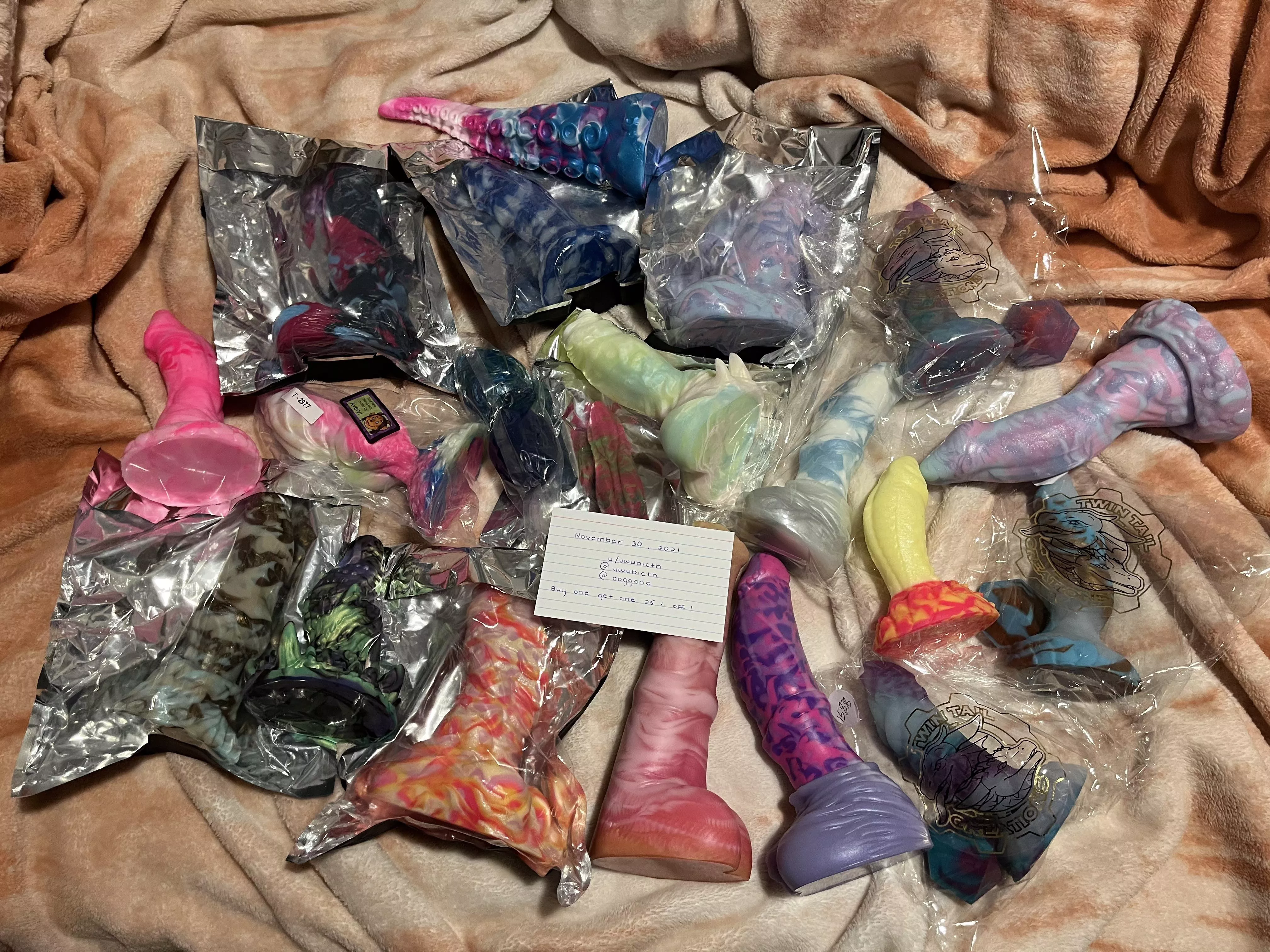 [WTS] Lots of Colorful Toys from Various Makers! Many NIB, sizes Mini-Medium. BOGO 25% off!
