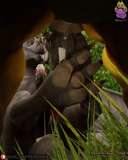 Wyverns pawjob 2 [MM] (Legnax + Nick_Dapperpaws)