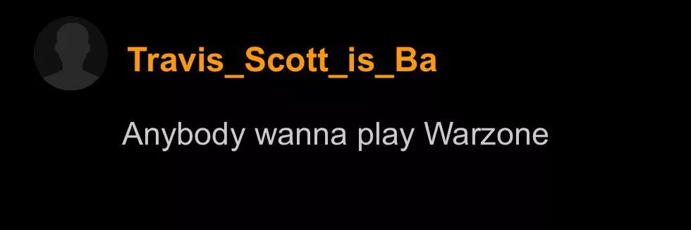 Yeah but I need your username