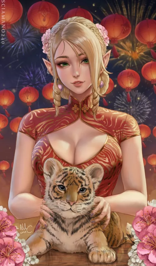 Year of the tiger by (Sciamano240) [Artist Original]