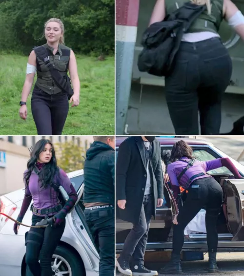 Yelena (Florence Pugh) and Kate Bishop (Hailee Steinfeld) the Avengers new booty calls