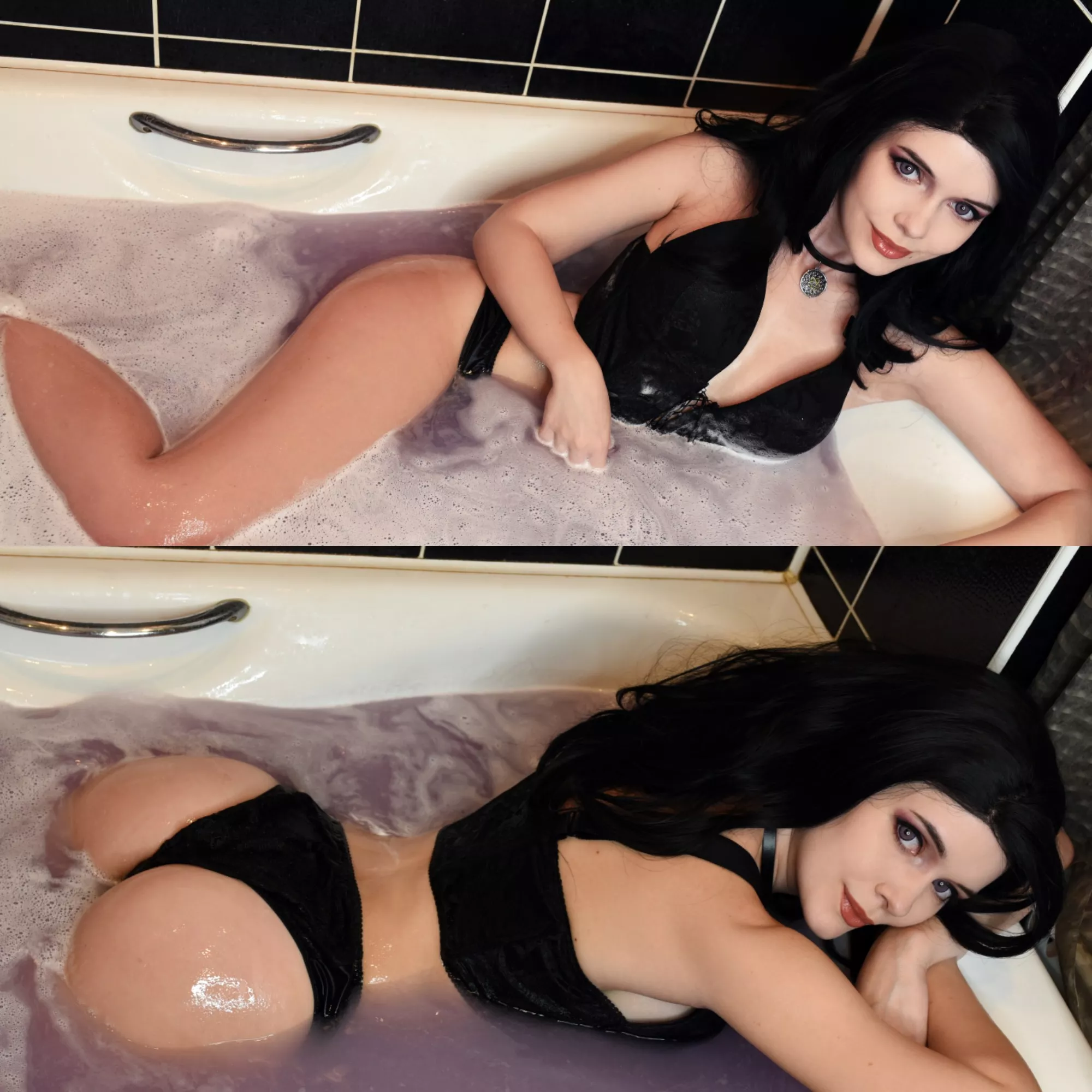 Yennefer waiting you in bathroom. What you gonna do? Yennefer waiting you in bathroom. What you gonna do?
