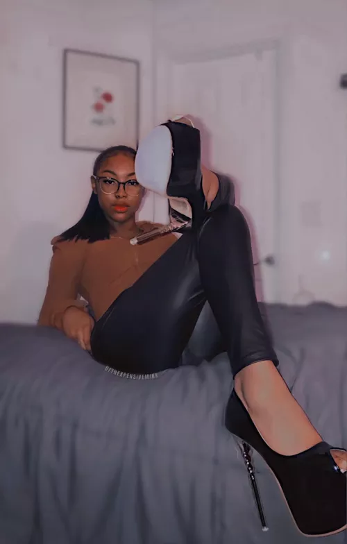 Yes, this stiletto is as delicious as it looks. Ask politely for a taste.