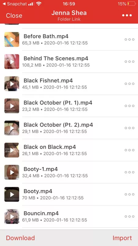 Yo! i got Jenna Sheas MEGA LINK (DM ME if you want it) IT GOT OVER 70+ videos of her! (low price)