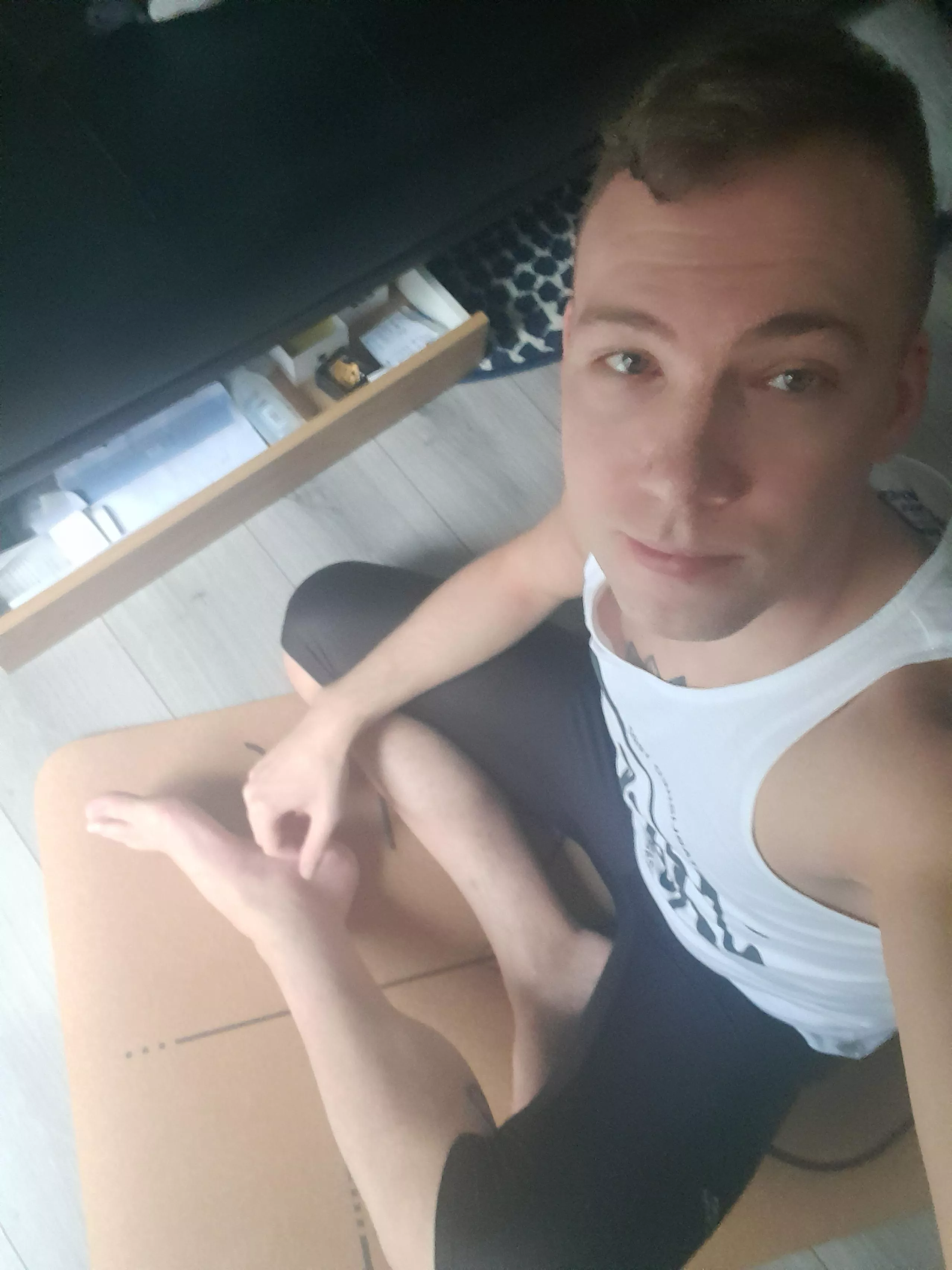 Yoga practice despite that I am still rather hungover 😂