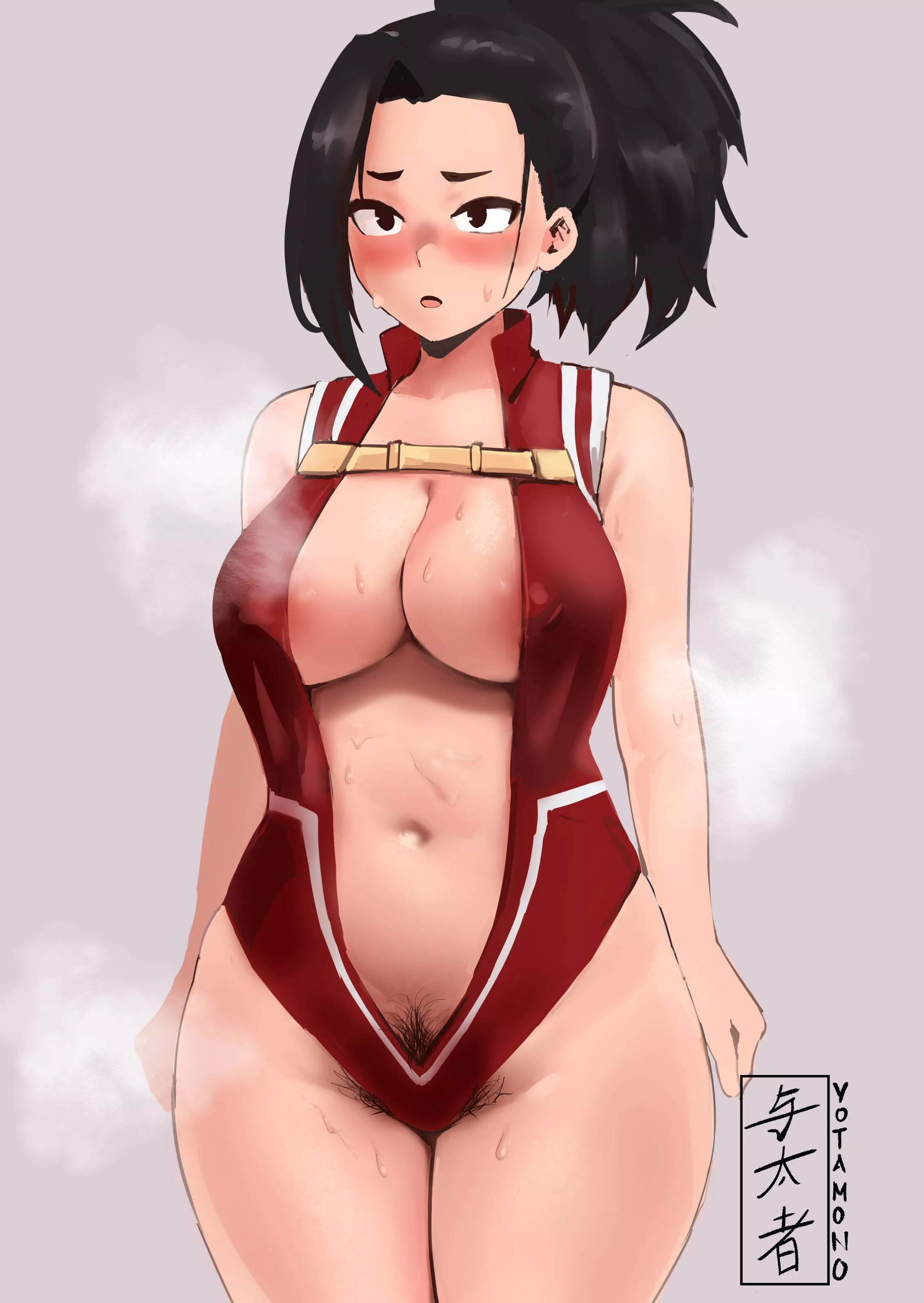 [Yotahen] Momo's Looking a Little Overheated