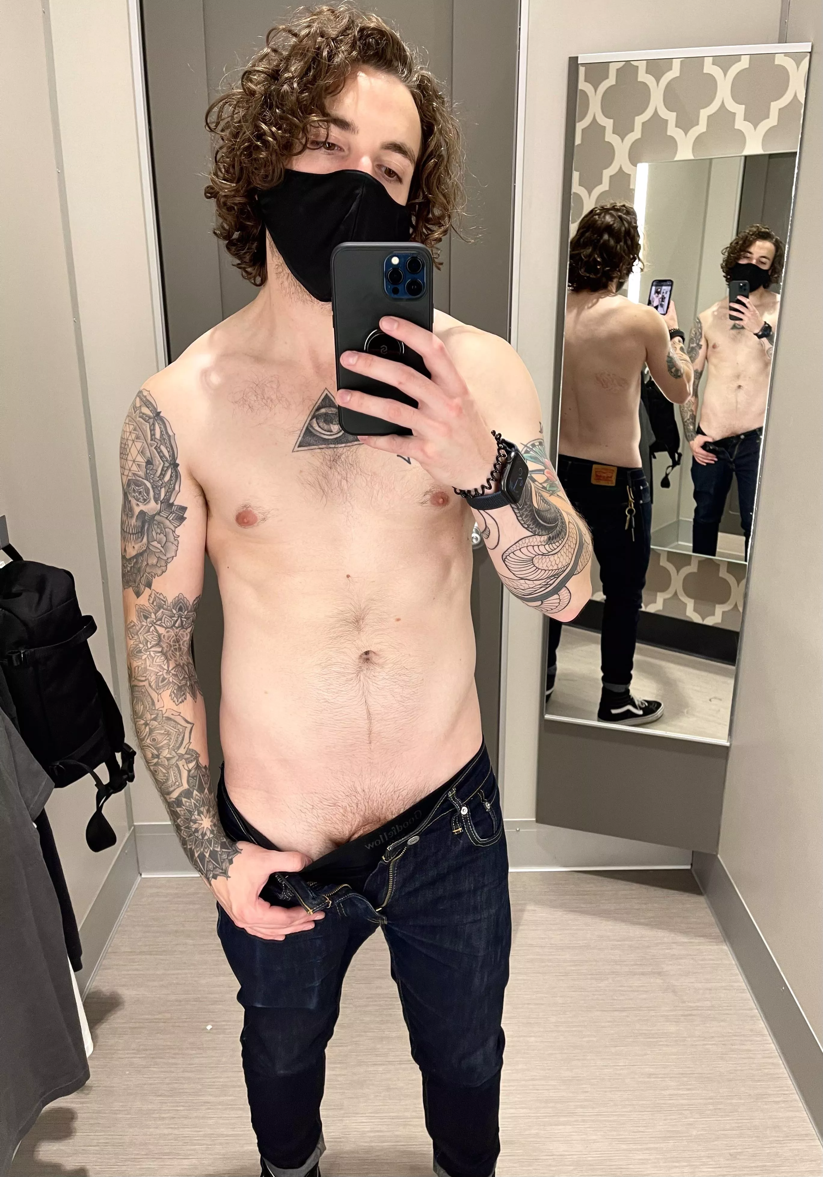 You always look better in the changing room mirror for some reason. You always look better in the changing room mirror for some reason.