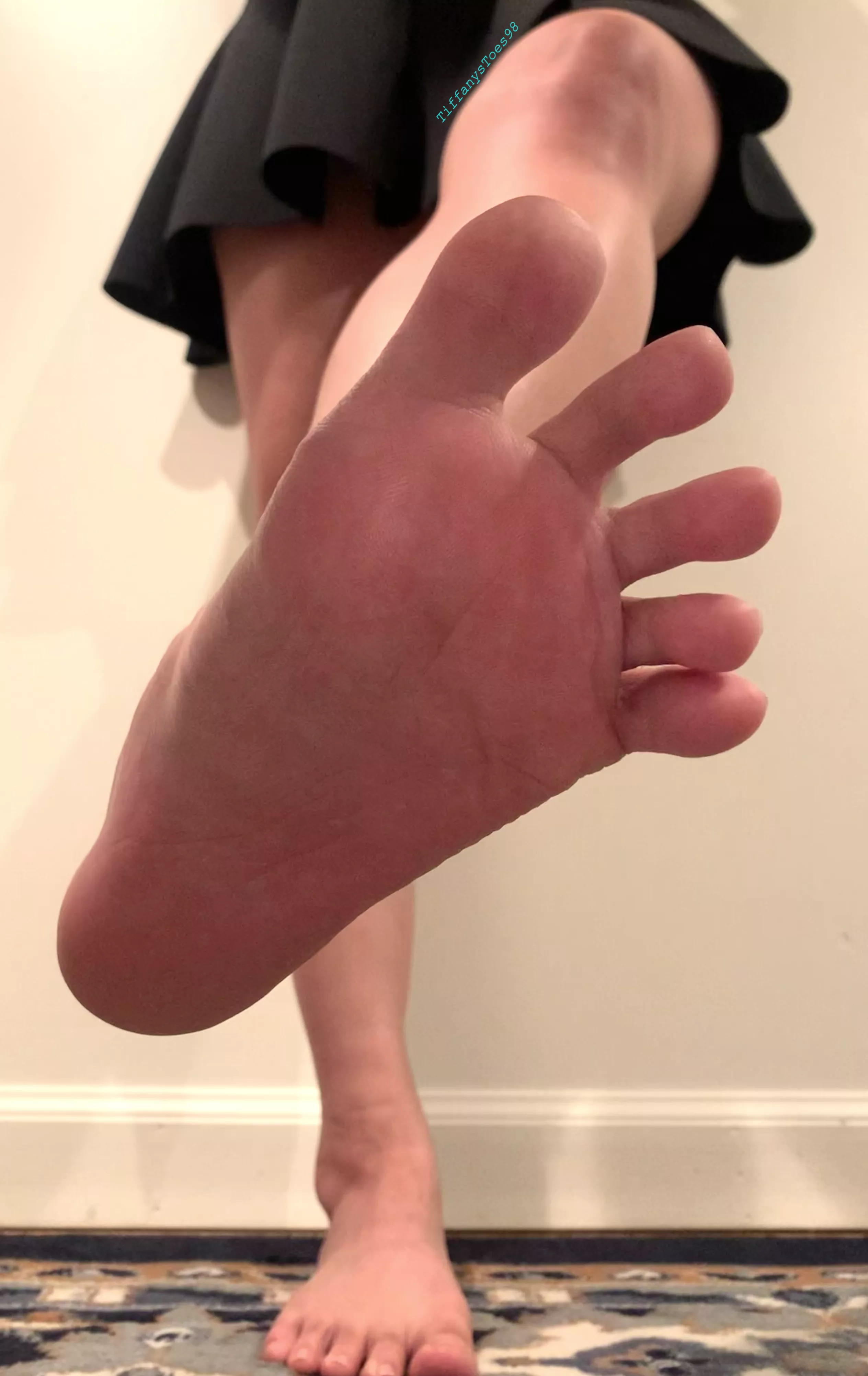 You can play with my soft asian soles if you promise not to look up my skirt 😳