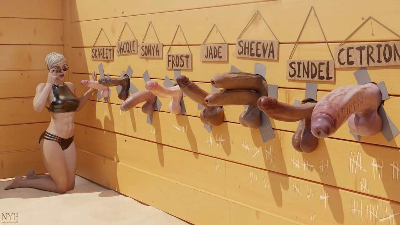 You can suck only one of these cocks so choose wisely