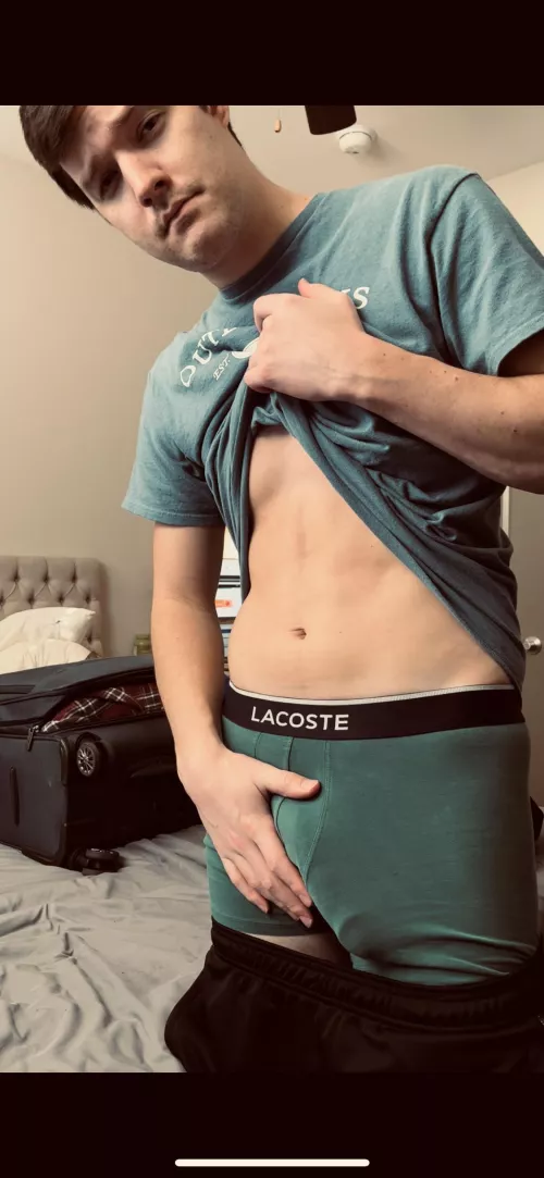 You can tell I’m packing.. bc of the suitcase behind [M]e.