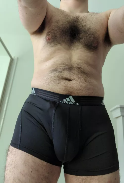 You can totally see my cock outline through my boxer briefs. Why don't you come pull them down for me?