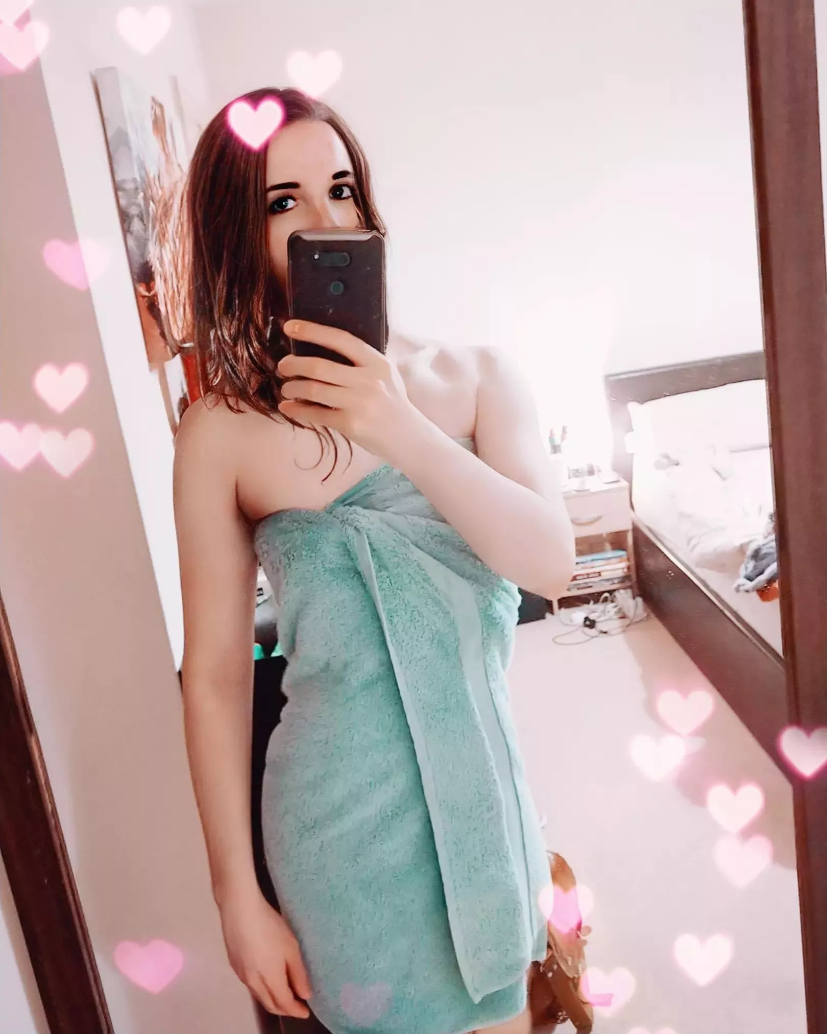 You caught me just getting out of the shower...oops! ๐ฟ๐ You caught me just getting out of the shower...oops! ๐ฟ๐