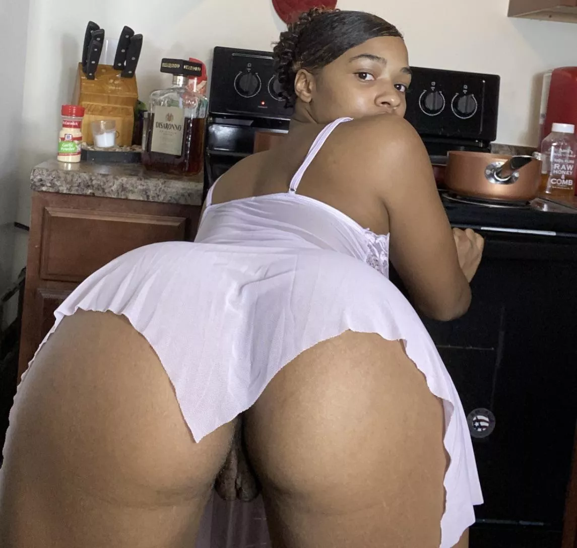 you come home and i’m in the kitchen like this.. what’s next?