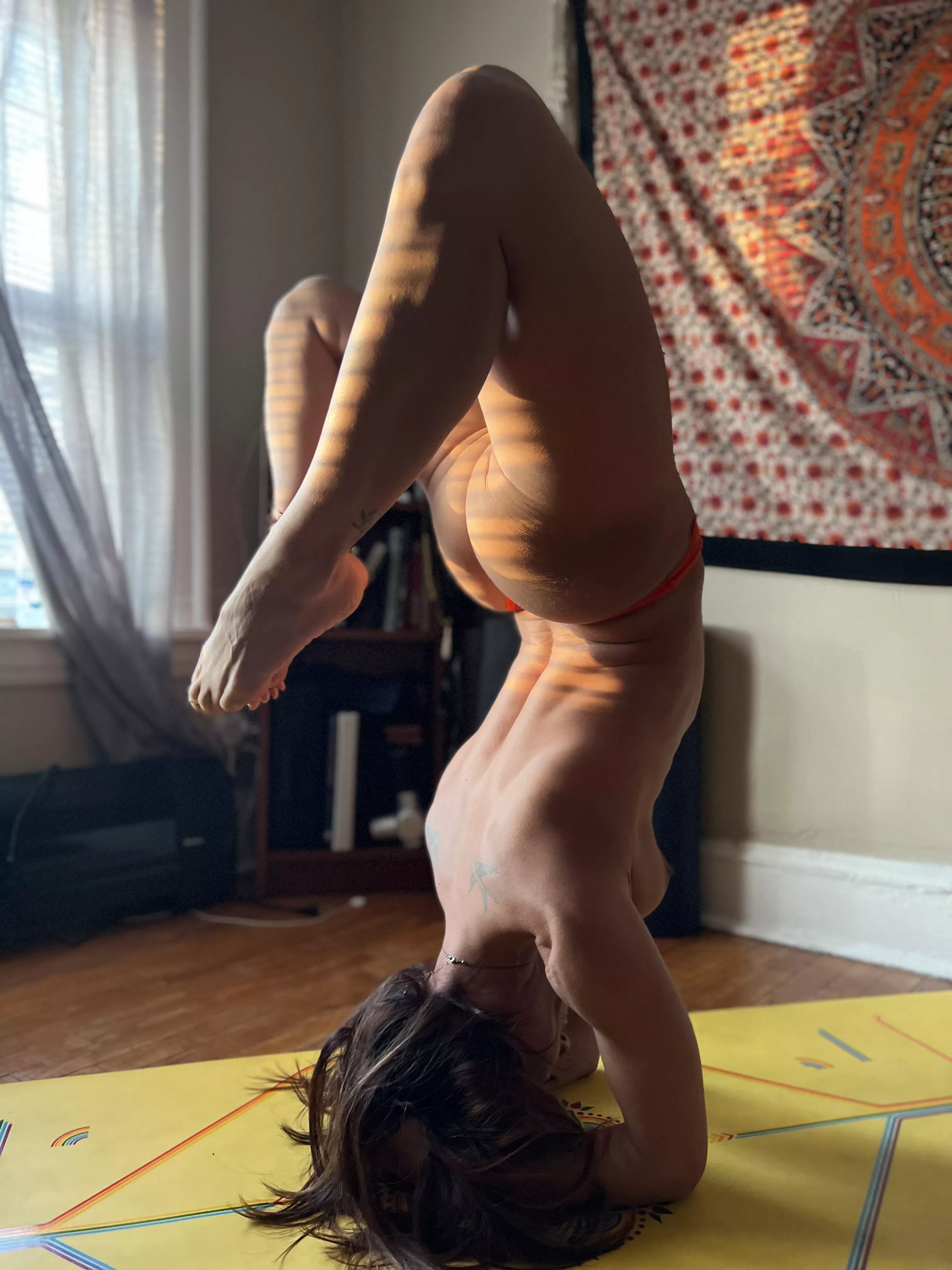 You could do a lot of things to me while I’m in this pose