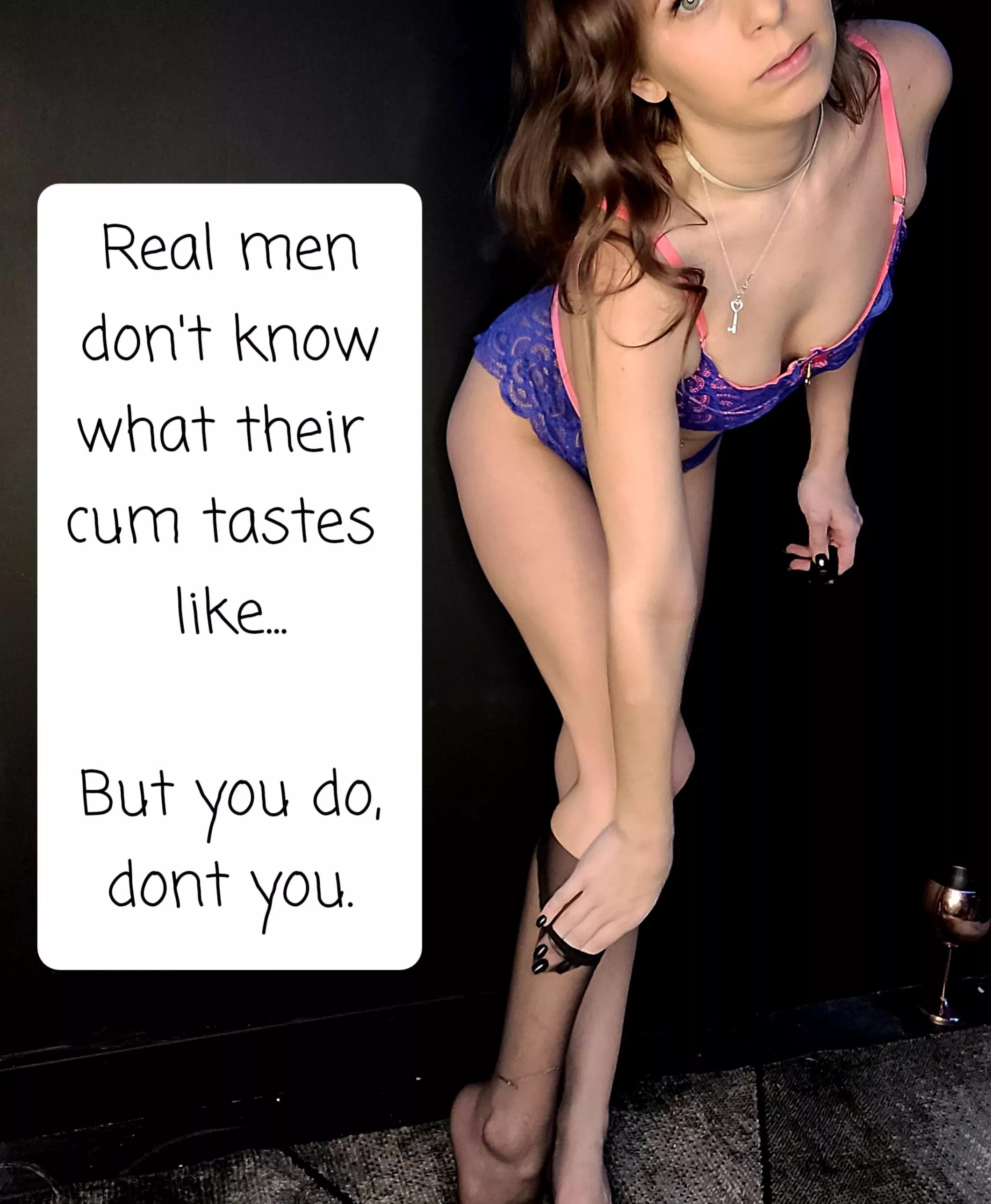 You know don't you...