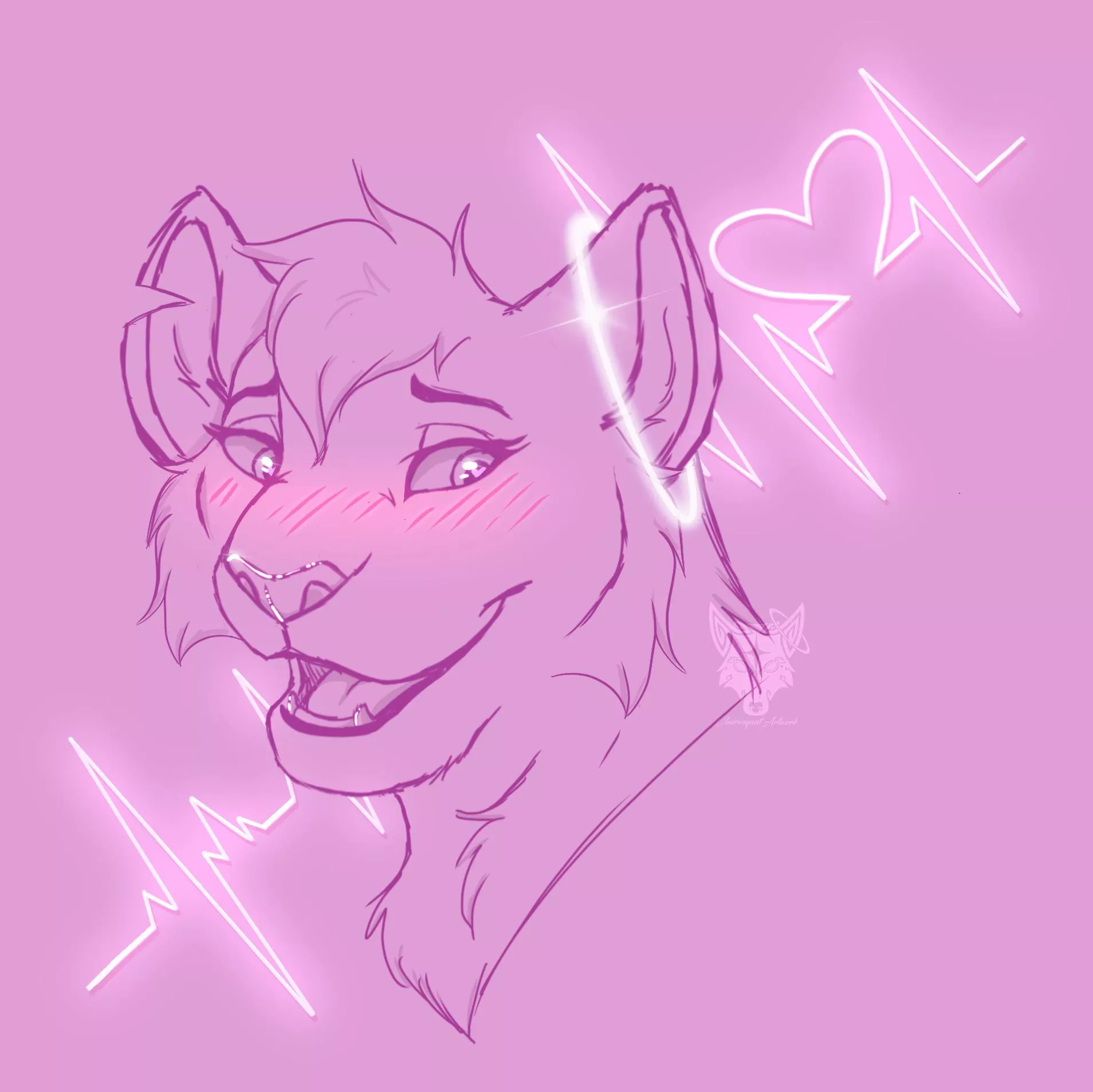 You like me, too!? 🥺🥰 (Art by me!)