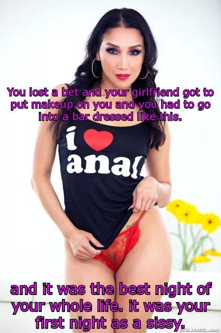 You lost a bet and had to go into a bar dressed like this.