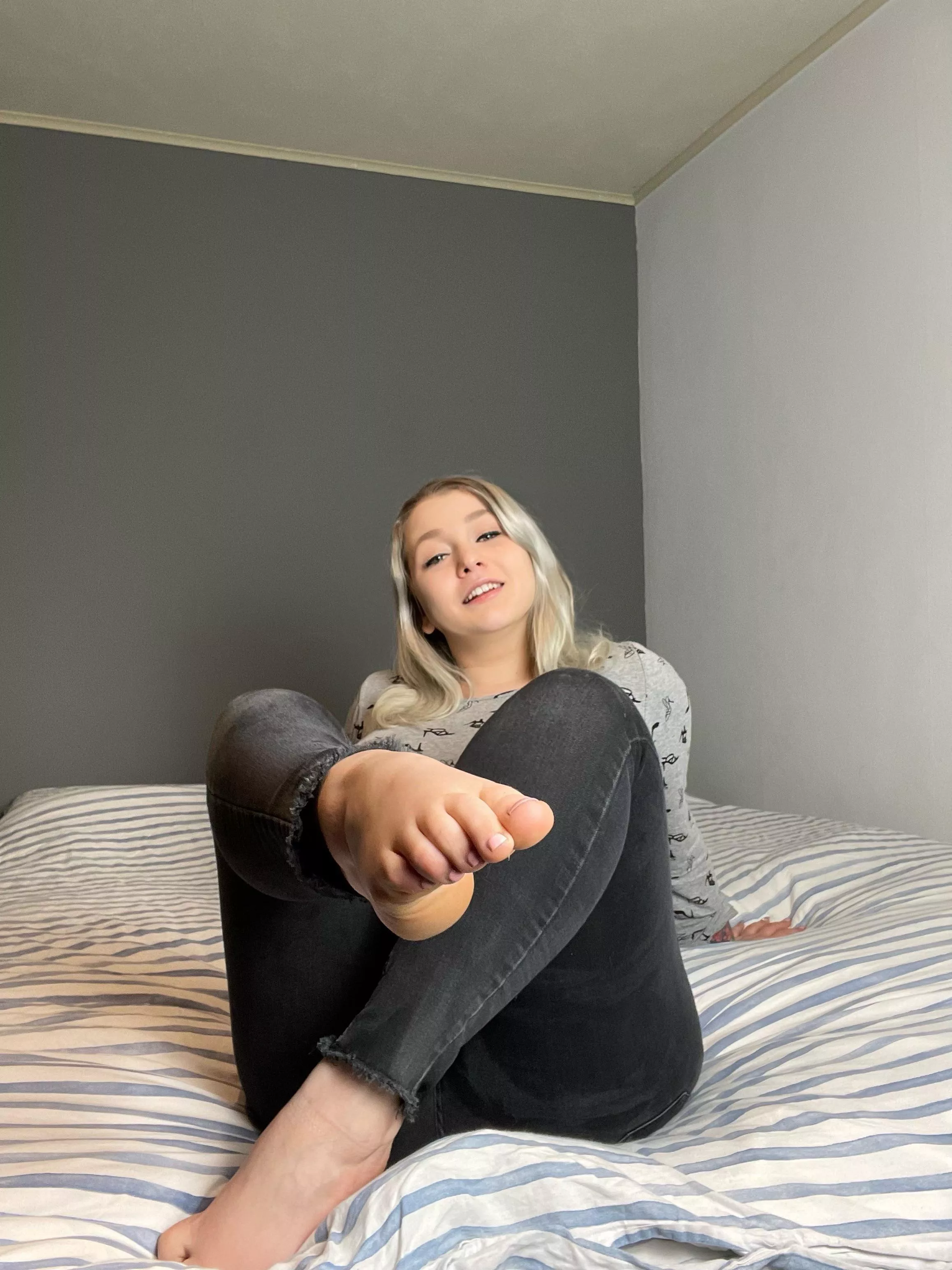 You massage them for a happy ending, okay? 🤫