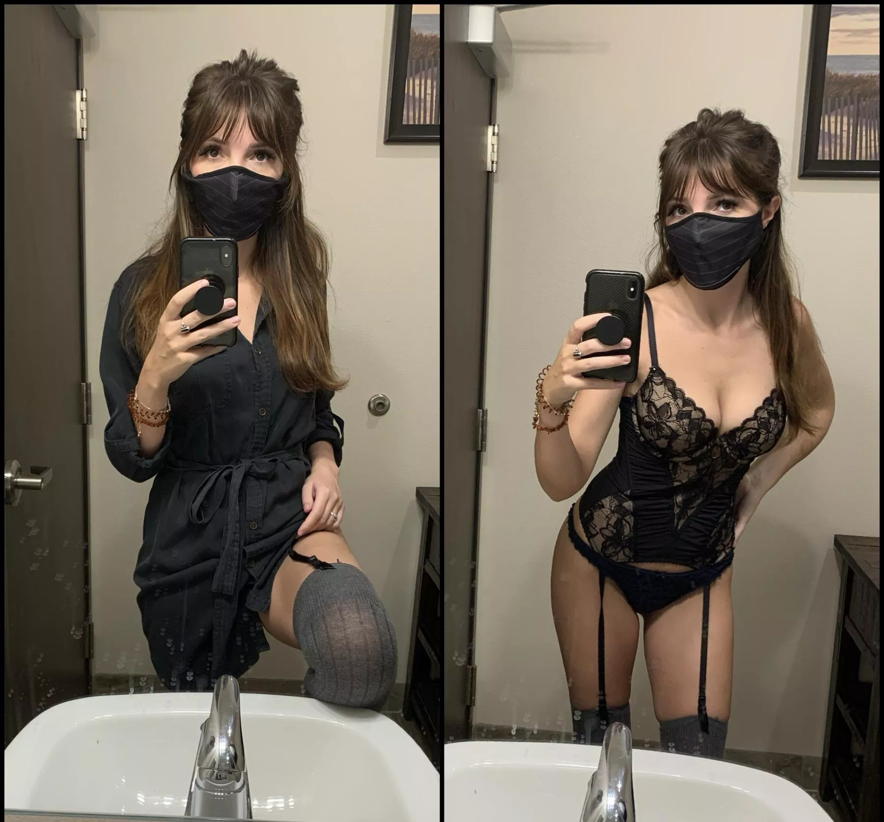 You may not always see it, but I’m always wearing black lace somewhere.. (;